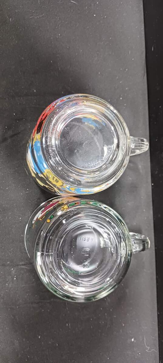 Vintage Pair of Disney Glass Cups image number 5