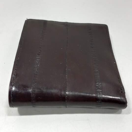 Len Sands of Hawaii Genuine Eelskin Bi-Fold Wallet image number 3