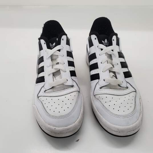 Adidas Men's Forum Low White/Black Sneakers Size 6 image number 2