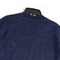 NWT Mens Blue V-Neck Long Sleeve Knitted Pullover Sweater Size Medium image number 4