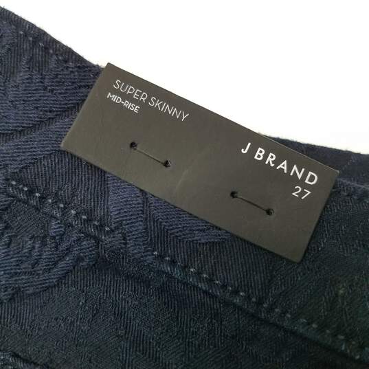 WOMEN'S J-BRAND 'ASCEND' SUPER SKINNY MID RISE PANTS SIZE 27 NWT image number 3