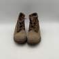 Timberland Mens Tan Leather Round Toe Fold Down Lace-Up Snow Boots Size 10.5 image number 1
