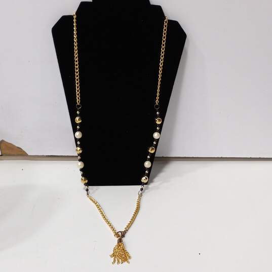 Bundle of Black and Gold Fashion Jewelry image number 3