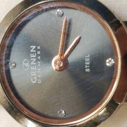 Grenen M29XSUUCR Stainless Steel W/ 4 Diamond Markers Watch alternative image