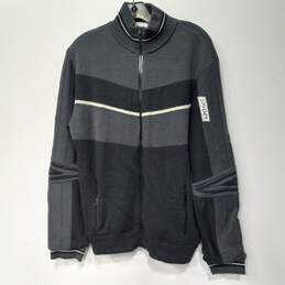 Spyder Men's Blue/Black Full-Zip Sweater Size M