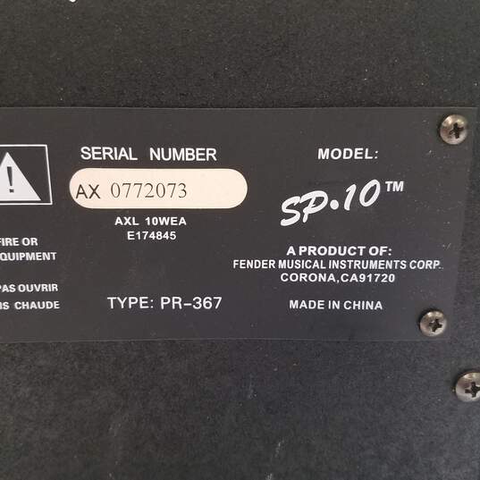 Fender SP-10 Guitar Amplifier image number 7