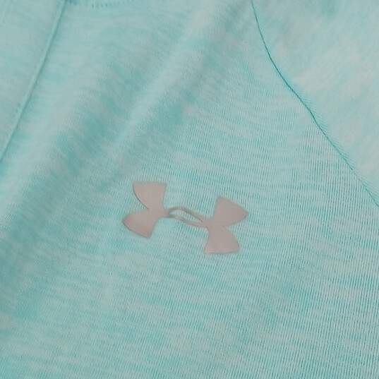 Under Armour Women's Light Blue Hooded Pullover Size L image number 5