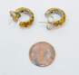 John Hardy 925 & 18K Yellow Gold Small Kali Hoop Earrings 7.8g image number 5
