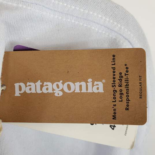 Patagonia Men Pastel Blue Long Sleeve Shirt XXL NWT image number 5
