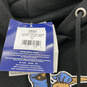 NWT Womens Black Blue Long Sleeve Kangaroo Pocket Pullover Hoodie Size S image number 4
