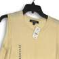 NWT Brooks Brothers Mens Beige Knitted Round Neck Sweater Vest Size XL image number 3