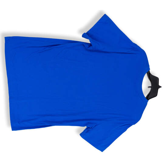 Mens Blue Short Sleeve Crew Neck Pullover Activewear T-Shirt Size Large image number 2