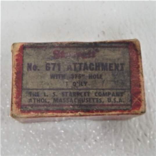Vintage Starrett No 671 Indicator Attachment IOB image number 4