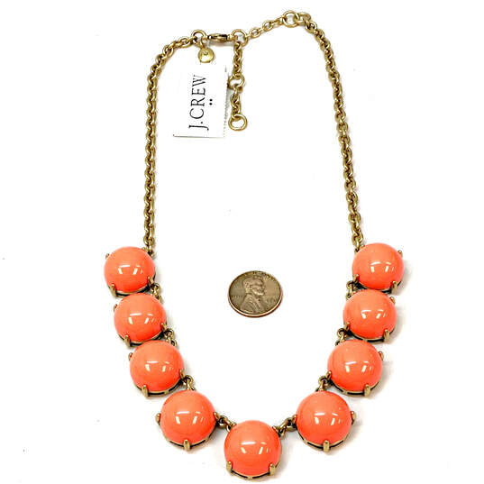 NWT Designer J Crew Gold-Tone Jumbo Bead Ball Orb Bubble Statement Necklace image number 2