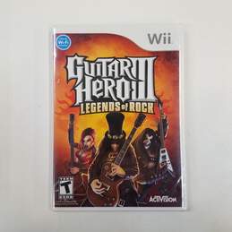 Guitar Hero III: Legends of Rock - Nintendo Wii (Sealed)