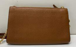 Tory Burch Everly Mini Top Zip Tan Leather Crossbody Bag alternative image