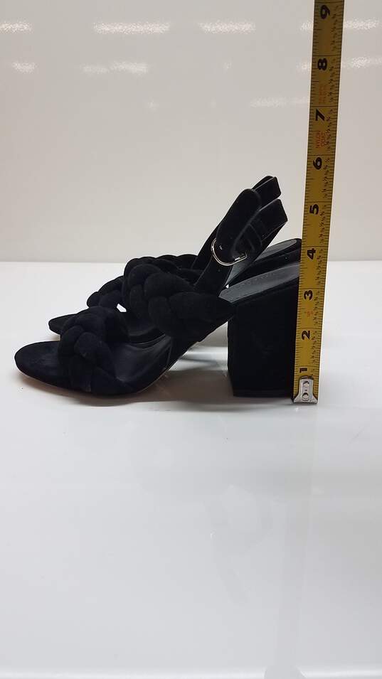 Rebecca Minkoff Black Leather Heeled Sandals Size 6.5 image number 4