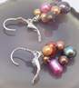 Artisan 925 & Silver Tone Metals Multi Color Dyed Pearl Jewelry Set image number 5