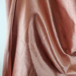 Windsor Women Pink Satin Ruched Maxi Dress Sz XS NWT alternative image