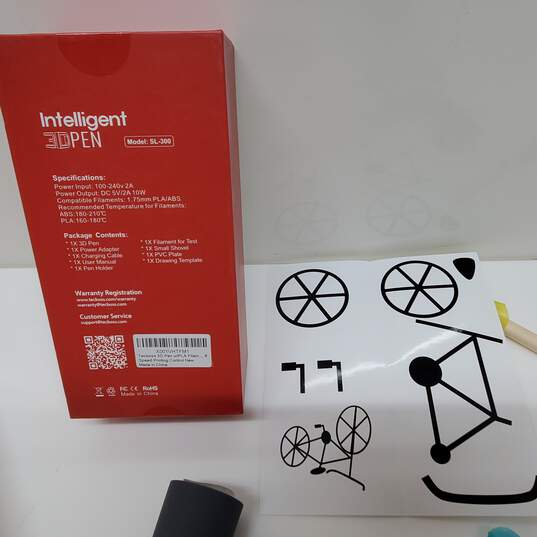 Bundle Tecboss Untested Open Box P/R* Intelligent 3D Pen W/Accessories image number 3