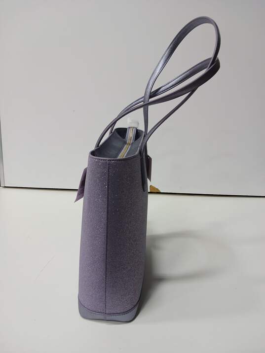 Kate Spade Lilac Glitter Tote Bag NWT image number 7