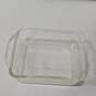 Vintage Fire King Clear Glass 40 oz Casserole Dish image number 2