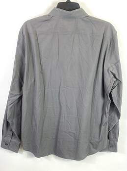 Burberry Men Gray Button Up Shirt L alternative image