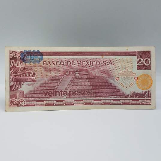 Vintage 1970's & 1980's Uncirculated Mexico Assorted Bank Notes 8.0g image number 4