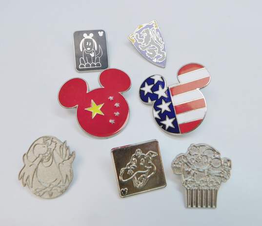 Collectible Disney Mickey Mouse Character Enamel & Silver Tone Trading Pins 45.5g image number 1