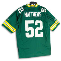 Mens Green NFL Green Bay Packers Clay Matthews #52 Football Jersey Size 2XL alternative image