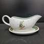 Debbie Mumm Sledding Characters Gravy Boat with Saucer IOB image number 2