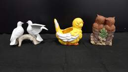 Bundle of 3 Porcelain Bird Figurines alternative image