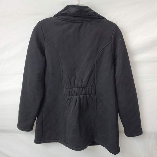 Women's Black The North Face Fleece Lined Zip Up Jacket Size M image number 5