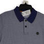 NWT Mens Blue Collared Short Sleeve Regular Fit Polo Shirt Size Large image number 3