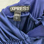 Womens Blue V-Neck Sleeveless Pullover Long Maxi Dress Size Small image number 3