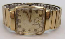Men's Vintage Gold Filled Wittnauer 17 Jewels Swiss Wrist Watch 41.9g