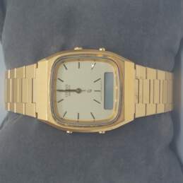 Citizen T010-085105SU Ana-Digi Vintage Gold Tone Watch alternative image