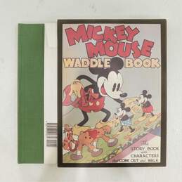 1992 Disney Mickey Mouse Waddle Book with Cutouts