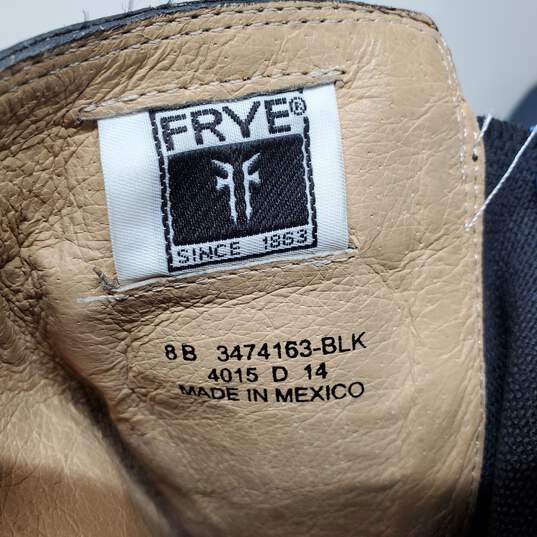 Frye Black Leather Knee High Boots image number 4