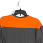 Mens Gray Orange Screamin Eagle Performance Pullover Graphic T-Shirt Sz M image number 4
