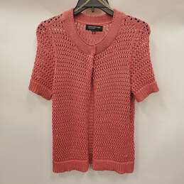 Jones New York Women Knitted Short Sleeve Cardigan S