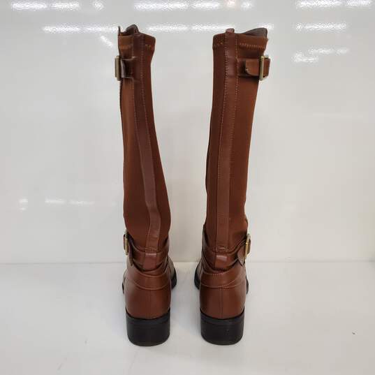 Franco Sarto L-Celines Knee High Leather Boots W/Box Size 8M image number 4