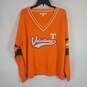Wear By Erin Andrews Women Orange V Sweater SZ XL image number 1