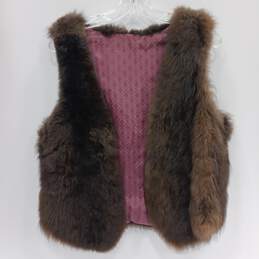 Unbranded Women's Faux Fur Vest One Size