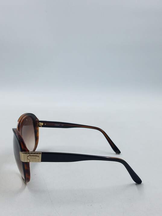 Chloé Tortoise Oversized Sunglasses image number 4