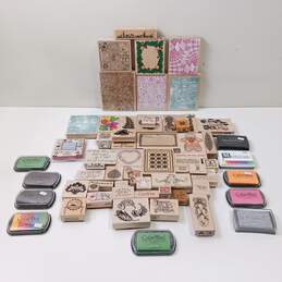Lot of Assorted Wood Block Stamps