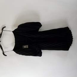 Express Women Black Pleated Mini Dress S alternative image