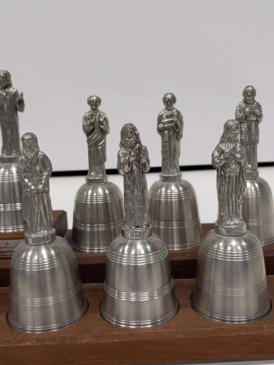 Danbury Mint The Apostle Bells in Fine English Pewter 14pc Lot image number 5
