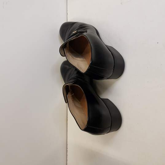 Leonardo Black Dress Shoes Size 5.5 image number 3