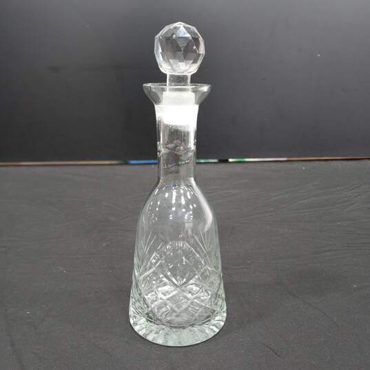 2PC Clear Crystal Decanters w/ Stoppers image number 5
